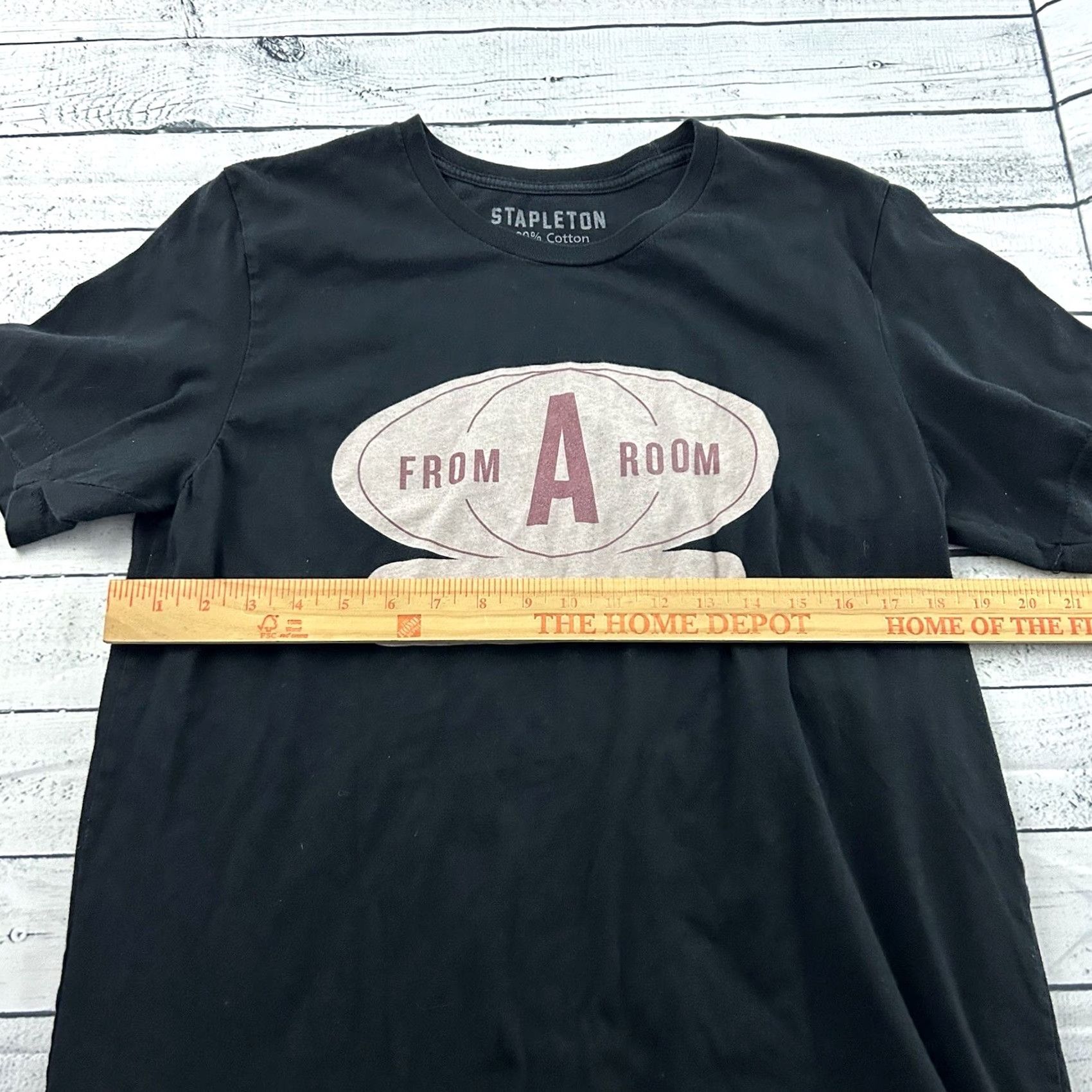 Vintage Chris Stapleton From A Room Volume 1 Short Sleeve T Shirt Mens Large Black Size US L / EU 52-54 / 3 - 4 Thumbnail