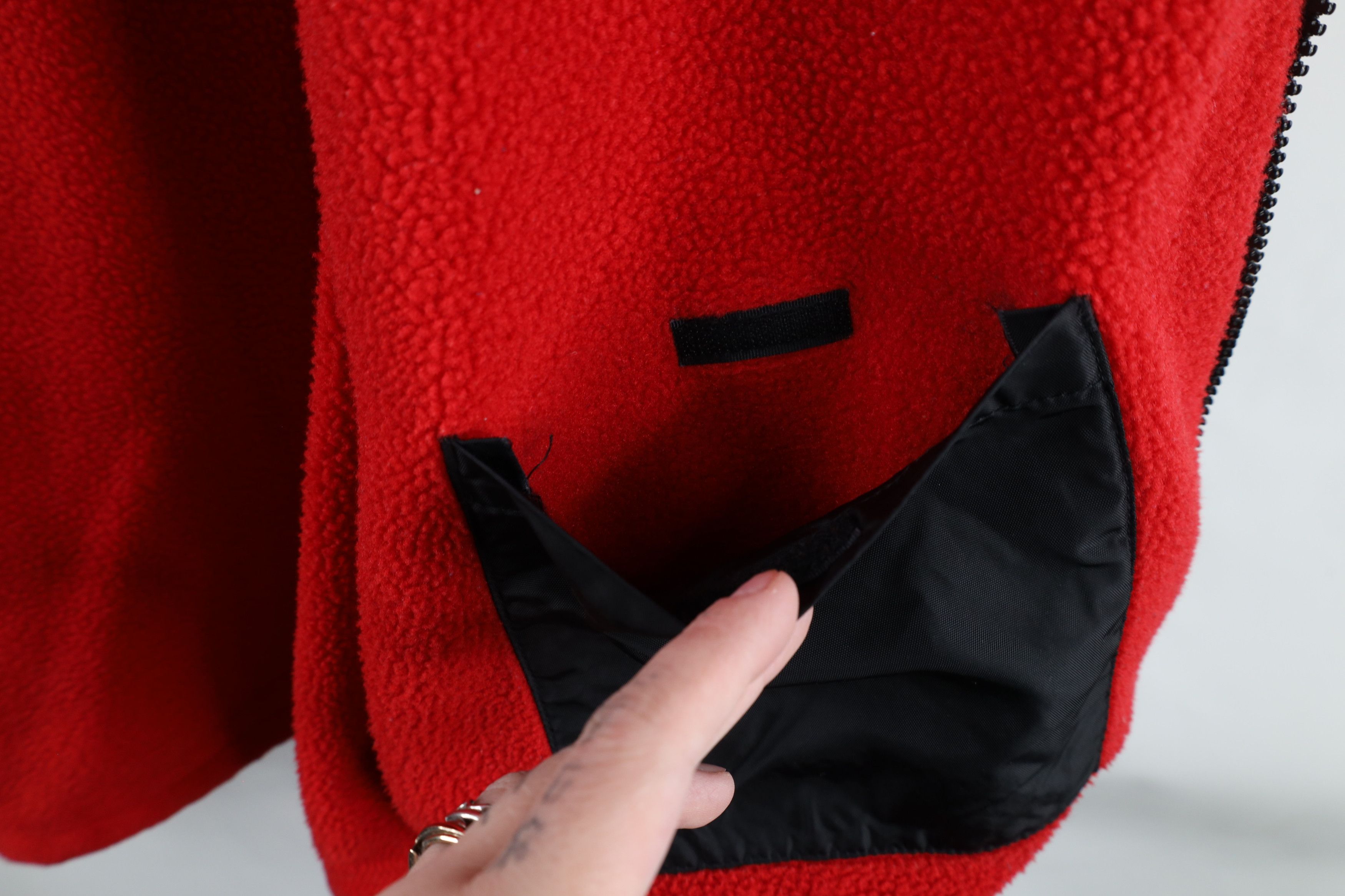 Ralph Lauren × Vintage Vintage 90s Polo Sport Ralph Lauren Fleece Jacket Red Size US XL / EU 56 / 4 - 11 Thumbnail