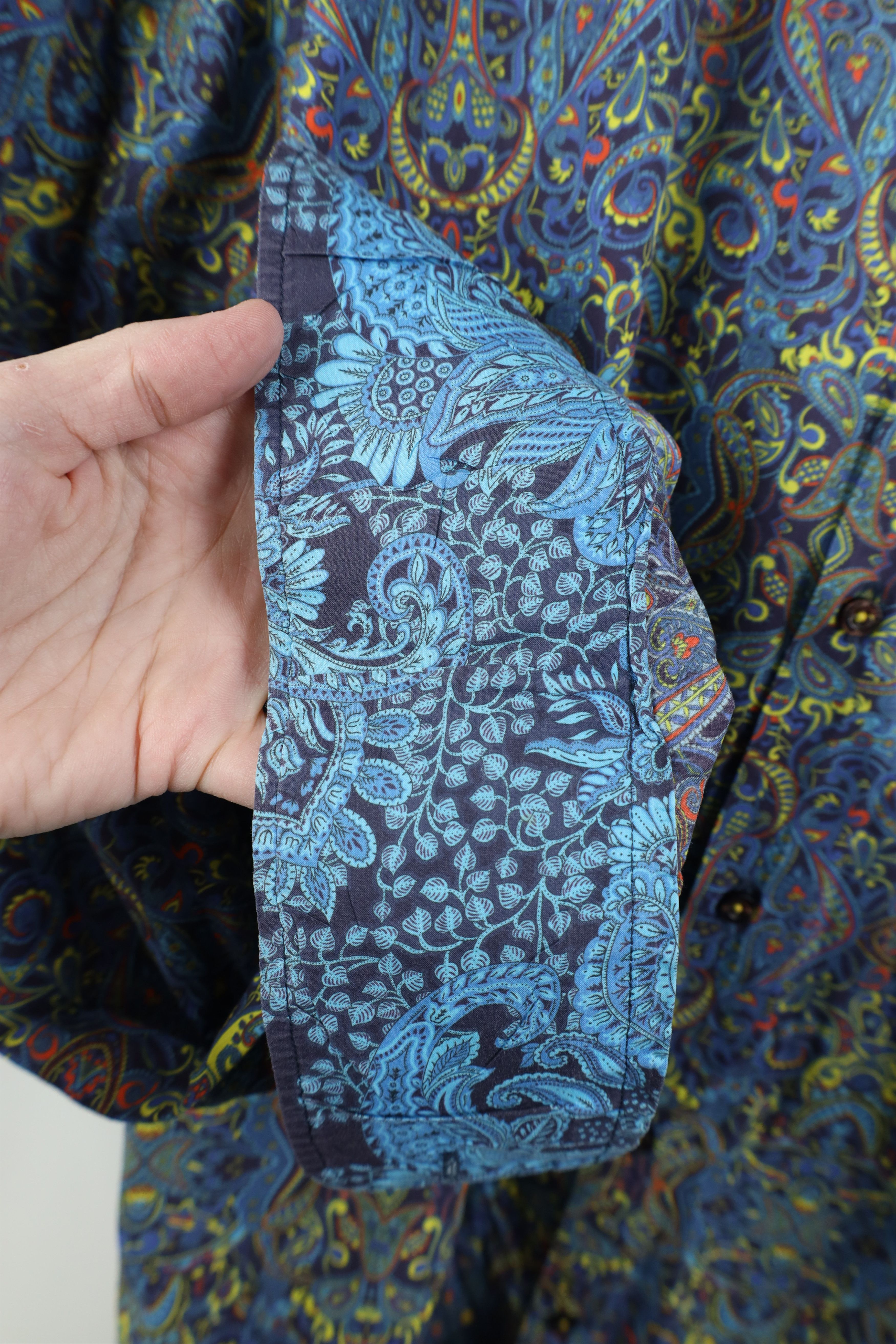 Vintage David Smith Australia Rainbow Paisley Collared Button Shirt Size US XXL / EU 58 / 5 - 5 Thumbnail