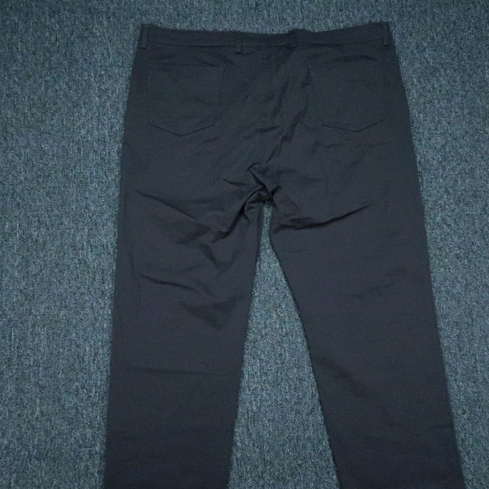 Vintage Twillory Pants Mens 40x32 Gray Chino Stretch Trouser Straight Tailored Fit Size US 40 / EU 56 - 5 Thumbnail