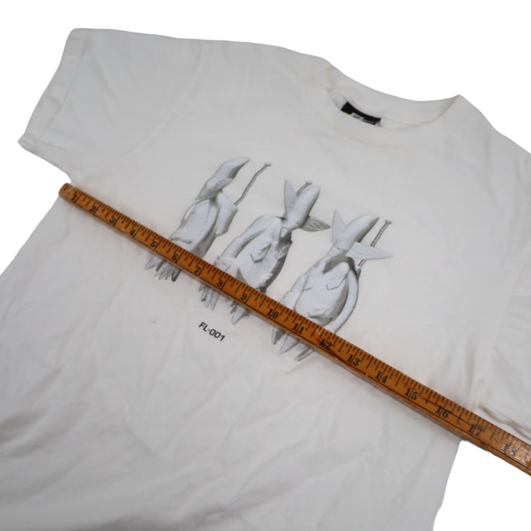 Vintage Futura Laboratories FL-001 Mens Small Graphic T Shirt White Size US S / EU 44-46 / 1 - 6 Thumbnail