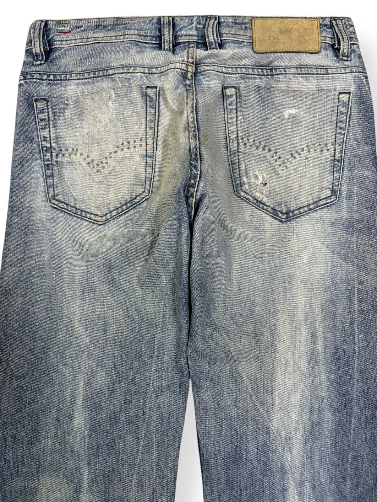 Diesel Vintage Diesel Viker-R-Box Dirty New Age Mud Wash Jeans Size US 32 / EU 48 - 9 Thumbnail
