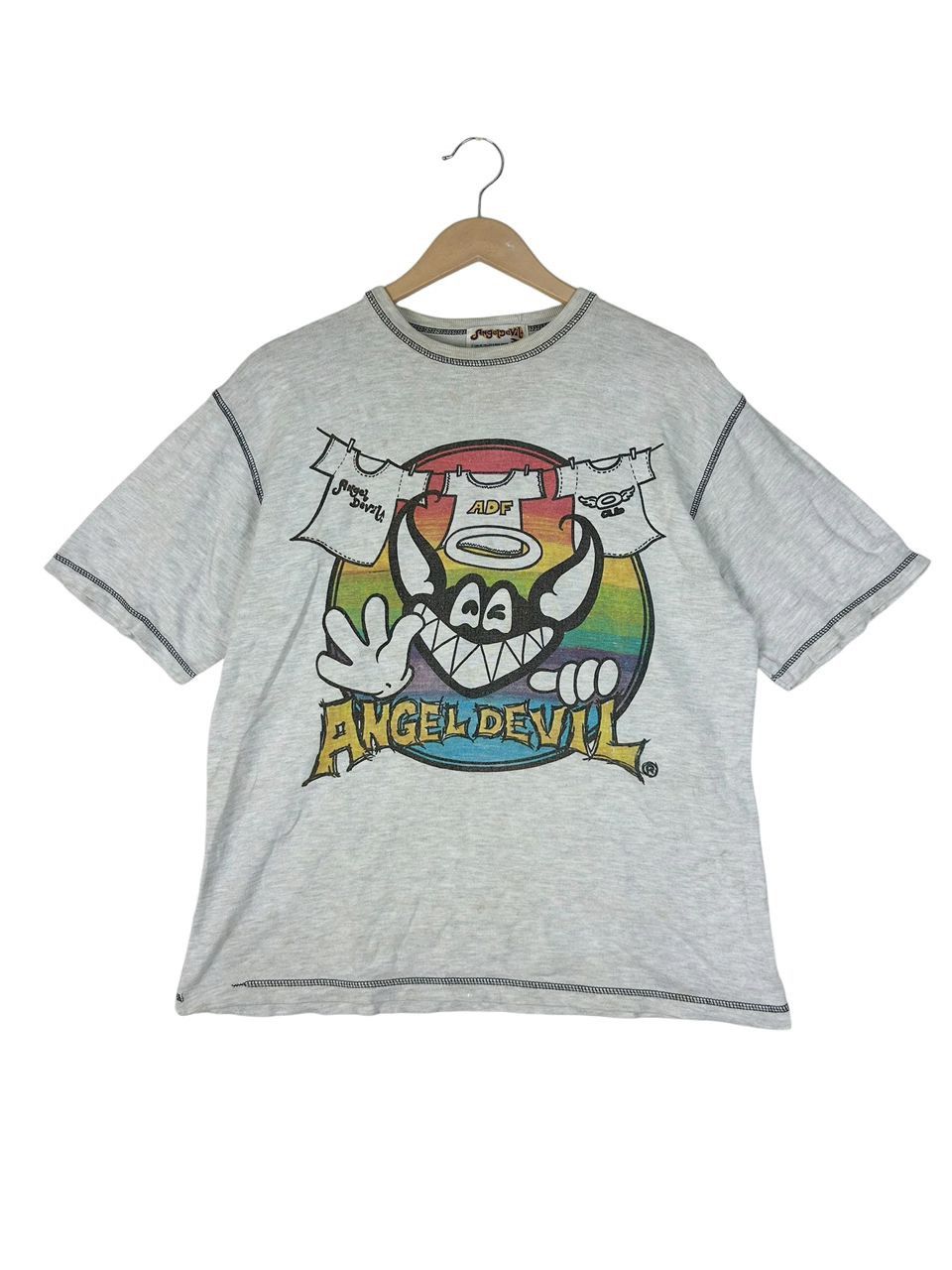 Vintage Vintage 90s Angel Devil ADF T shirt/ Anime / Mangga Size US M / EU 48-50 / 2 - 1 Thumbnail
