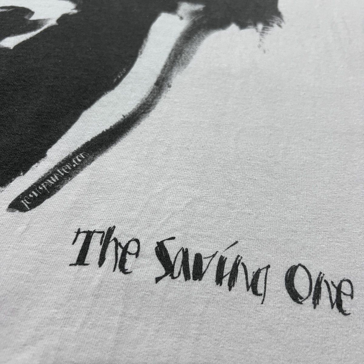Vintage Vintage Y2K The saving one Jesus God Bible Holy Tee Bigface Size US L / EU 52-54 / 3 - 5 Thumbnail
