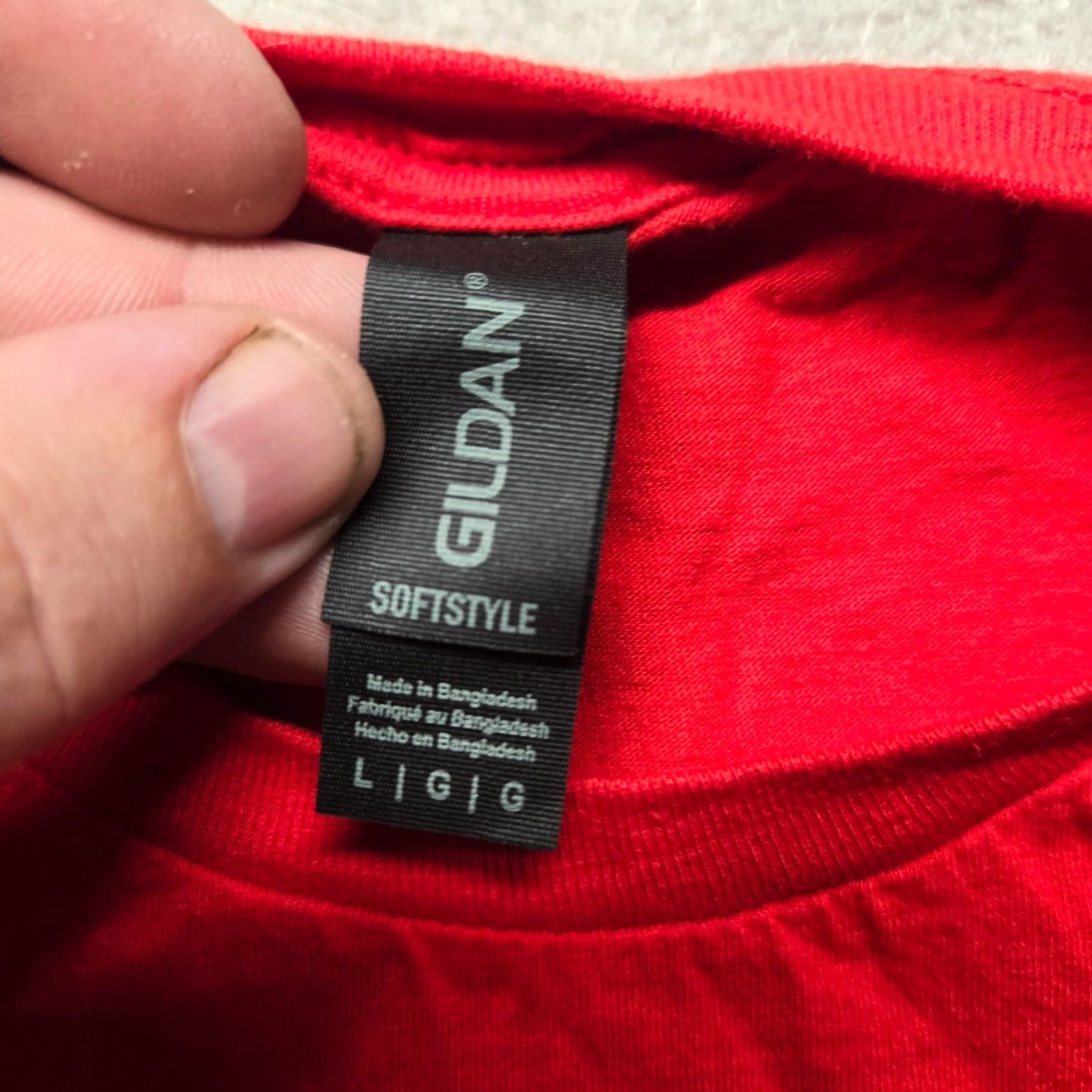 Gildan VINTAGE Gildan Norfolk Southern Respect The Red T-Shirt Adult Men's Large Red Size US L / EU 52-54 / 3 - 3 Thumbnail