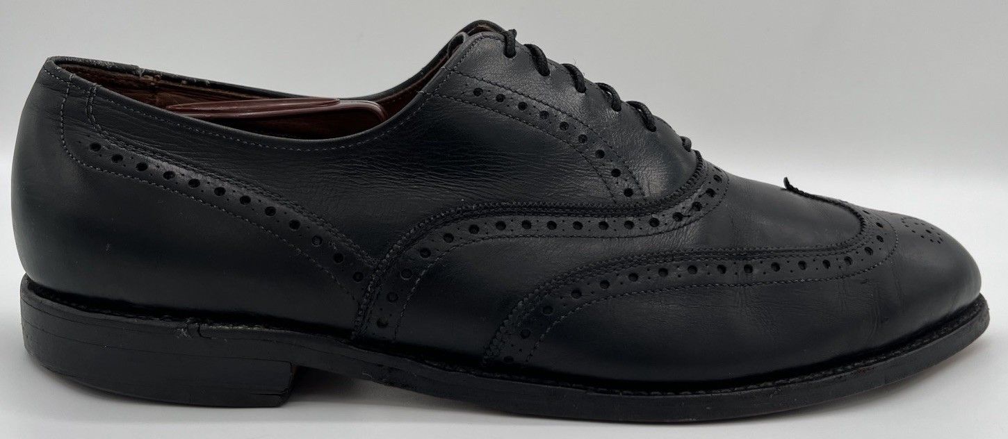 Allen Edmonds Allen Edmonds CHESTER Men Size 9.5D Black Leather Oxfords Size US 9.5 / EU 42-43 - 6 Thumbnail