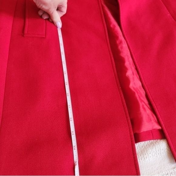 Vintage Tahari Arthur S. Levine Red Lined Sz. 14 Jacket with Pockets Size XL / US 12-14 / IT 48-50 - 10 Thumbnail