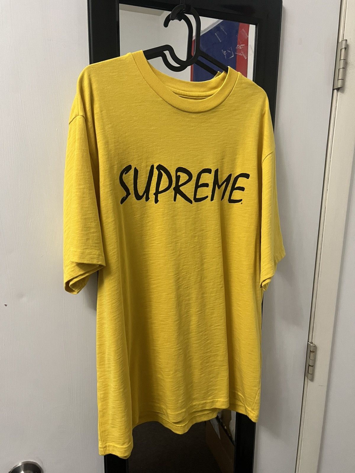Supreme Supreme FTP S/S Tee (YELLOW) Size US L / EU 52-54 / 3 - 1 Thumbnail