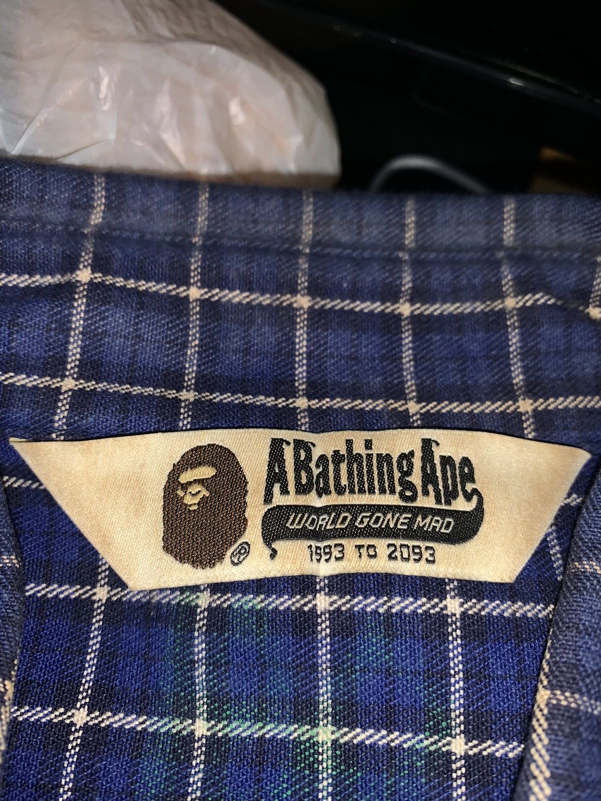 Bape FLANEL BAPE BUTTONS DOWN LONG SLEEVE Size US L / EU 52-54 / 3 - 6 Thumbnail