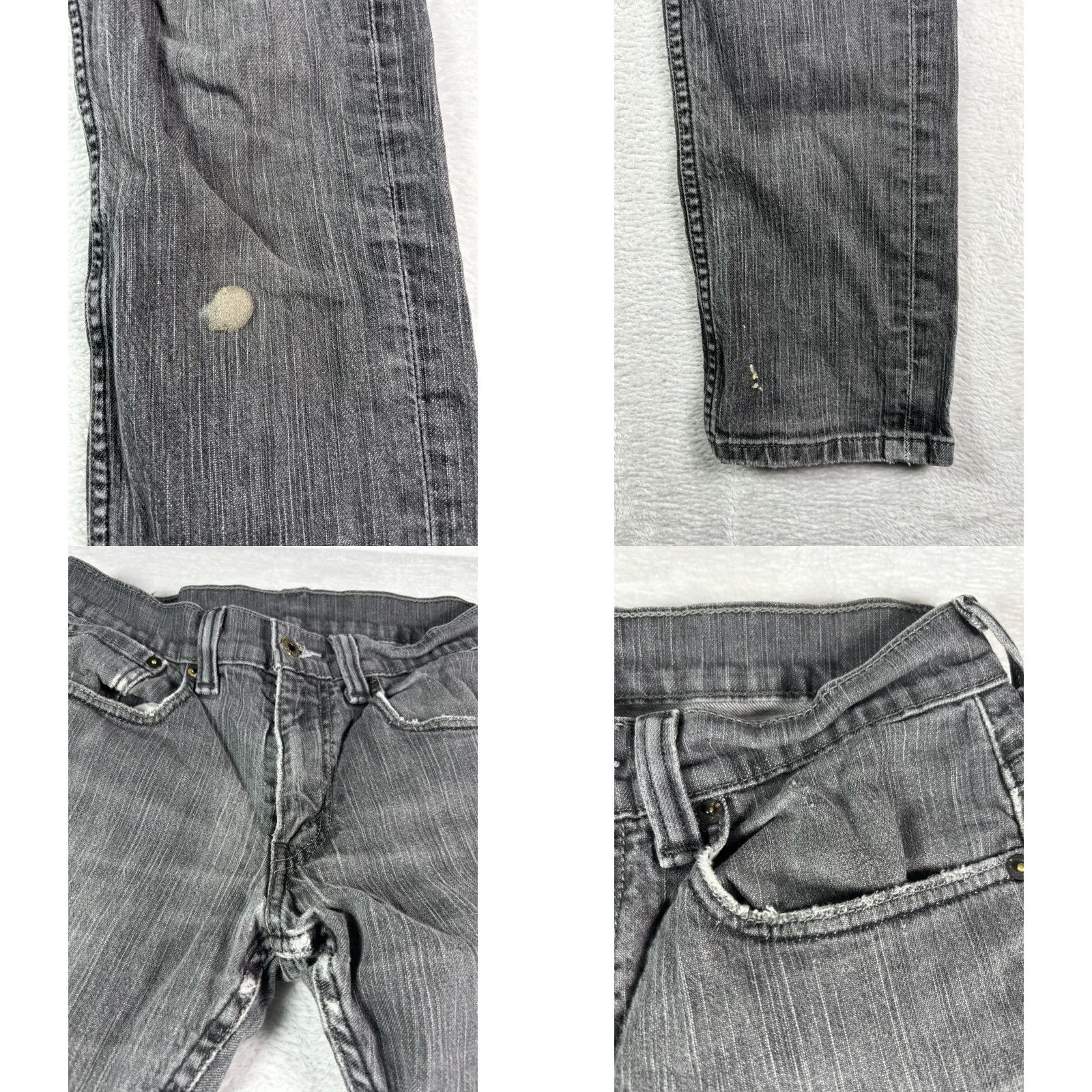 Levi's Levi's 511 Men's Jeans Slim Skinny Black Denim 32x30 Distressed Stretch Denim USA Logo 5-Pocket Style Zipper Button Shirt? Size US 32 / EU 48 - 10 Thumbnail