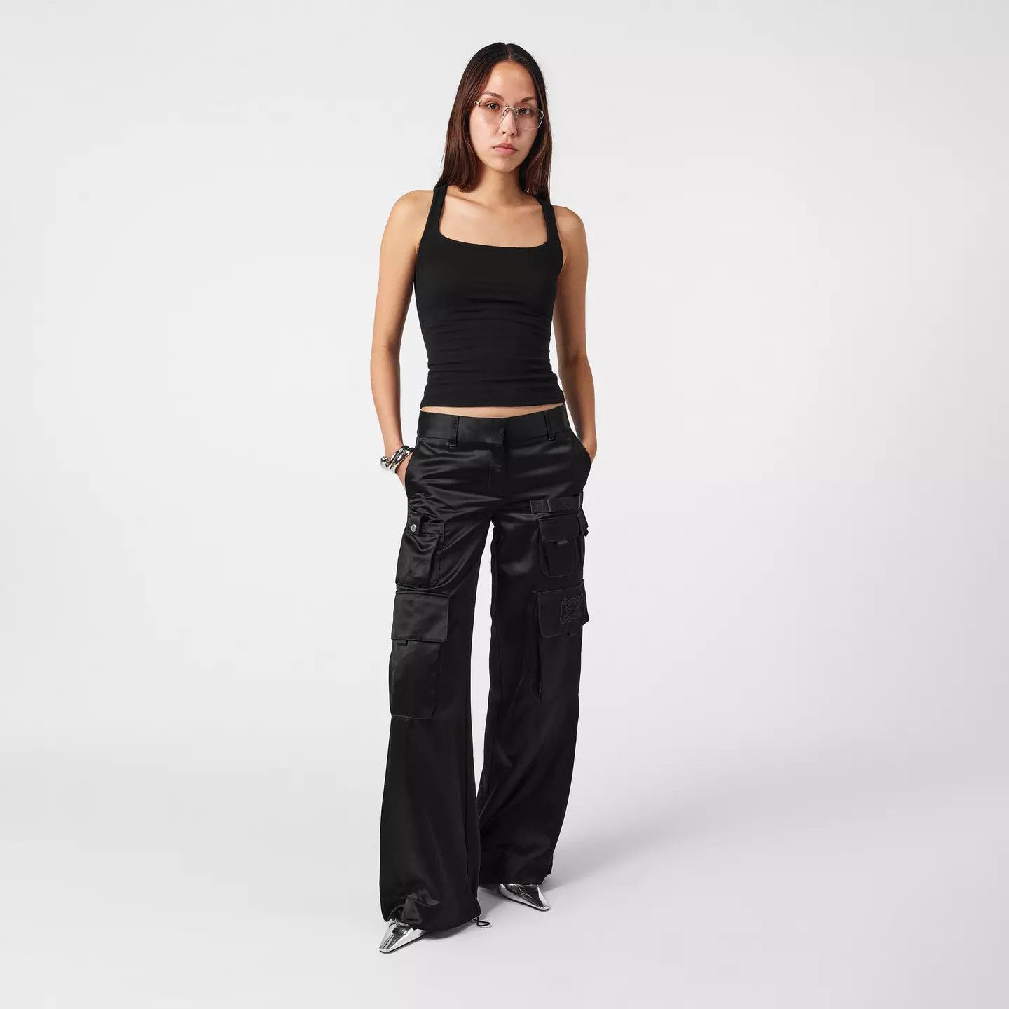 Off-White o1y1225 Cargo Pant in Black Size 30" / US 8 / IT 44 - 6 Thumbnail