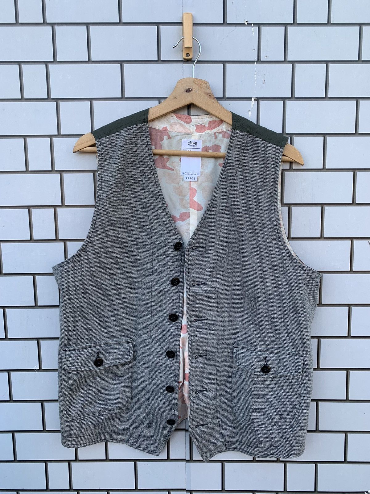 Stussy Vintage Stussy Camo Vest Size US L / EU 52-54 / 3 - 2 Thumbnail