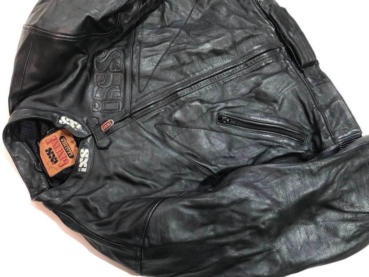 Other IXS Moto Leather Jacket Black Racing Vintage Size US M / EU 48-50 / 2 - 2 Thumbnail