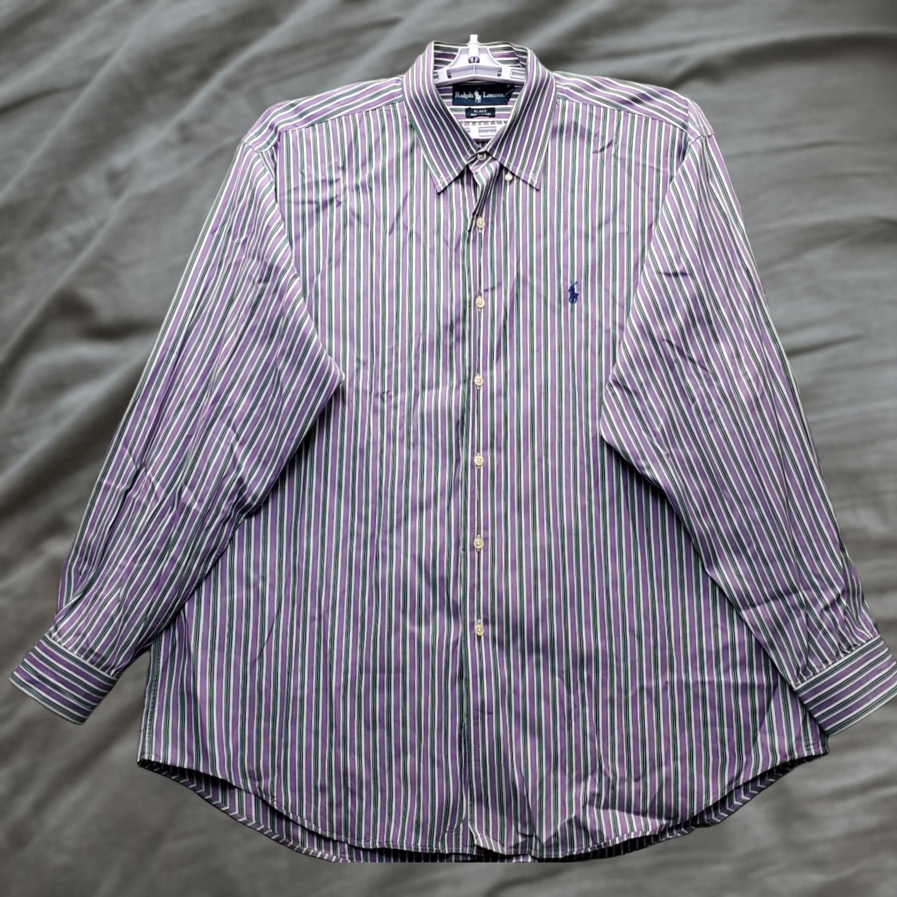 Ralph Lauren Ralph Lauren Blake Shirt Mens XL Multicolor Striped Pony Logo Collared Button Down Size US XL / EU 56 / 4 - 1 Thumbnail