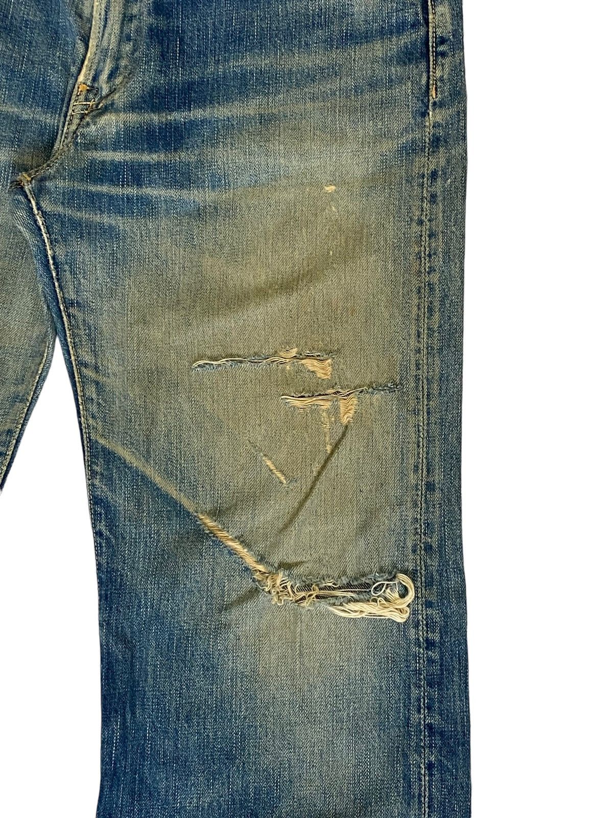 Vintage 45 RPM Archive Japan Jeans Light Mud Dirty Washed