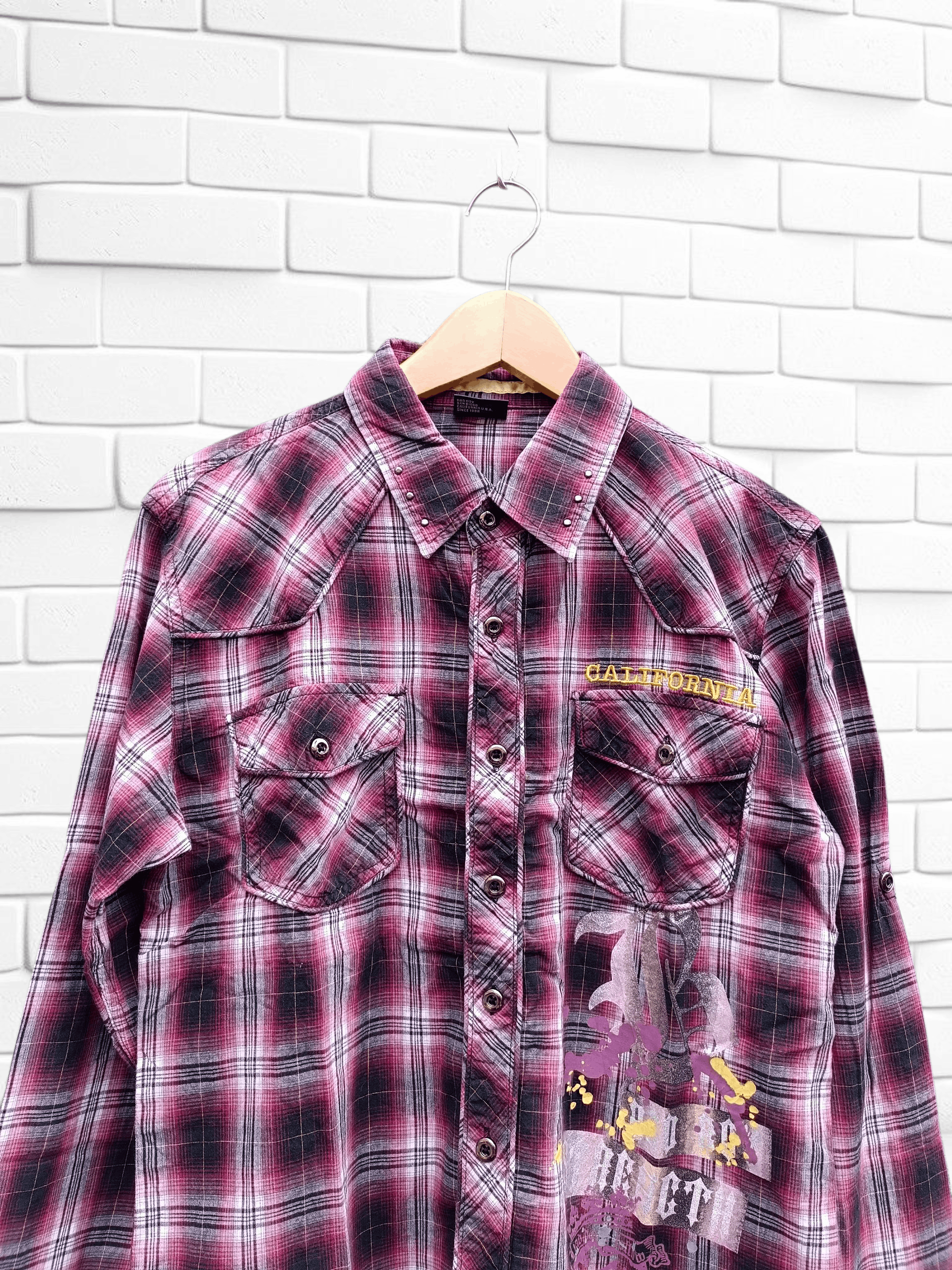 Vintage Vintage Bad Boy Western Shirt Y2K Grunge If Six Style Size US M / EU 48-50 / 2 - 3 Thumbnail