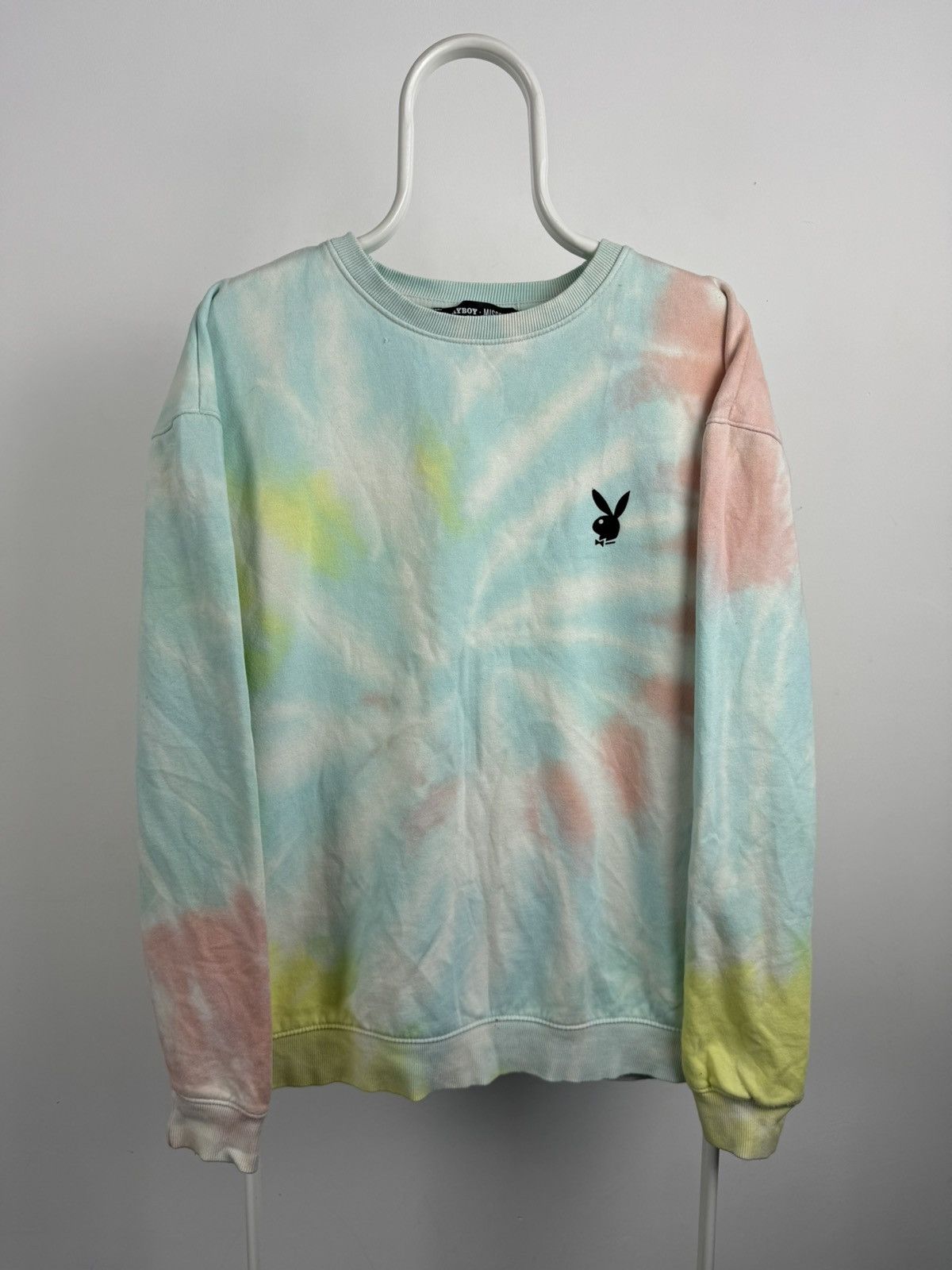 Missguided × Playboy Playboy x Missguided Tie Dye Multicolour Sweatshirt Size S / US 4 / IT 40 - 1 Thumbnail