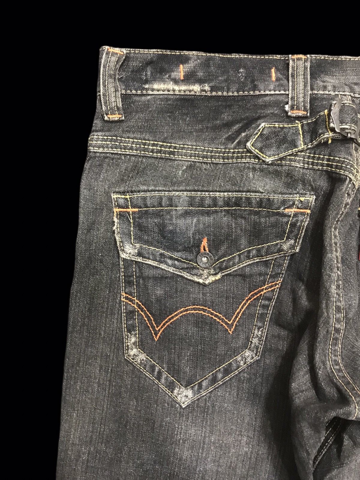 Edwin 💥FLARE💥RARE ARCHIVAL EDWIN XVS MUD WASH FLARE DENIM F247 Size US 33 - 14 Thumbnail