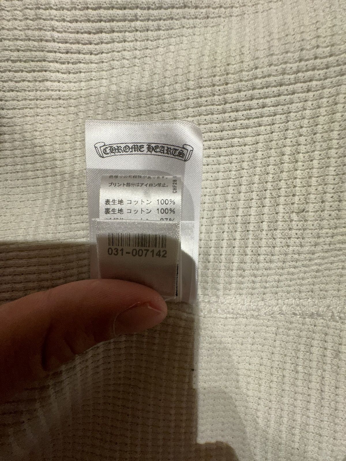 Chrome Hearts CHROME HEARTS X MATTY BOY THERMAL ZIP HOODIE Size US XL / EU 56 / 4 - 10 Thumbnail