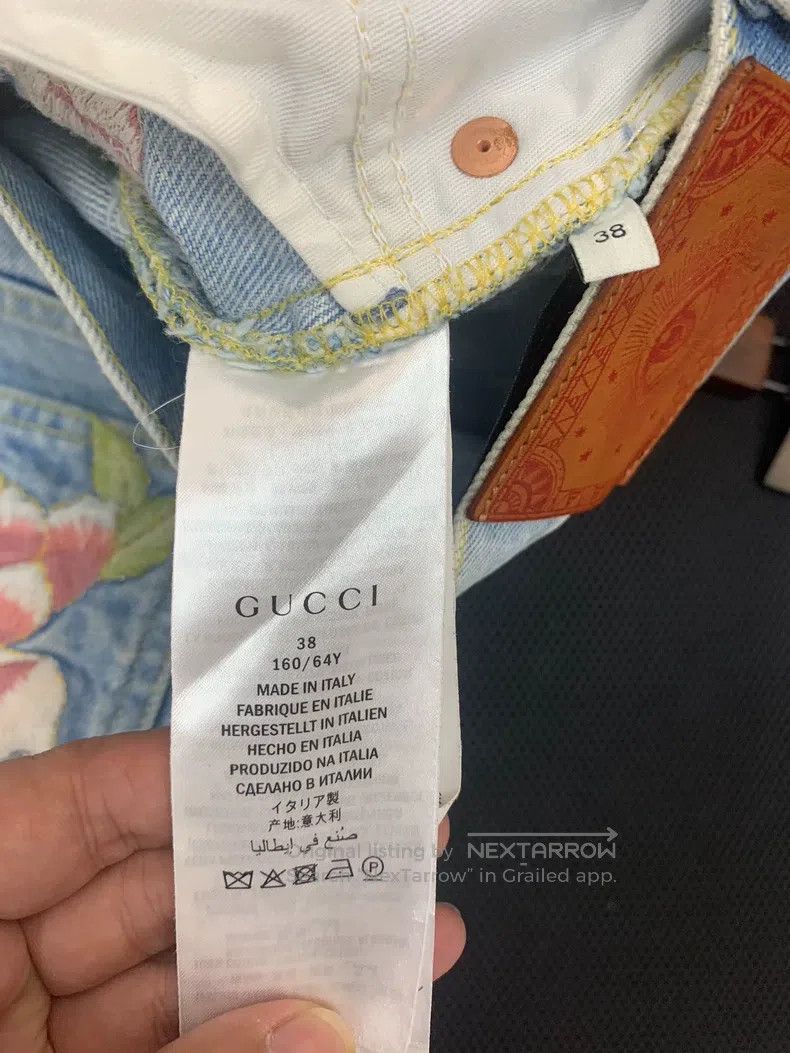 Gucci Gucci Embroidered denim skirt Size 25" / US 0 / IT 36 - 6 Thumbnail