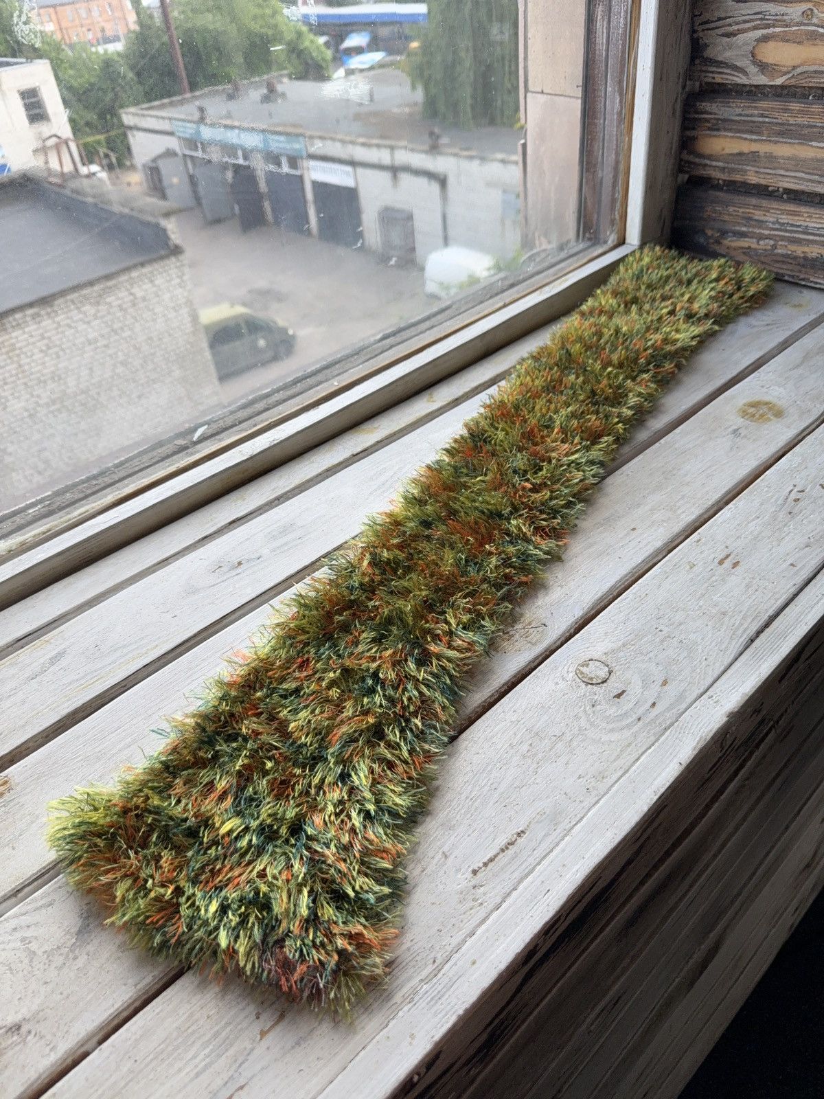 Vintage Avant Garde japanese fuzzy mohair Opium scarf vintage y2k Size ONE SIZE - 3 Thumbnail