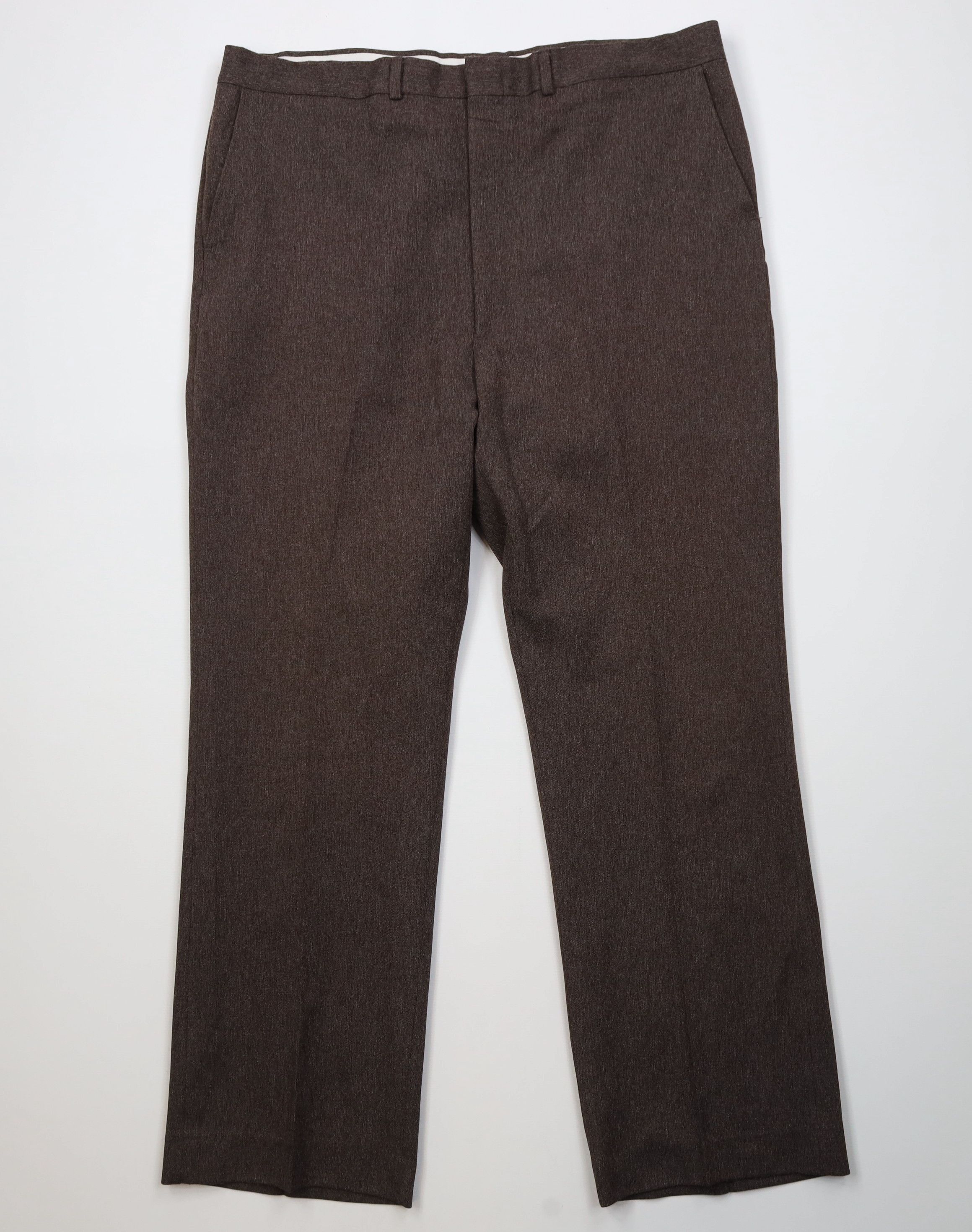 Vintage Vintage 70s Streetwear Flared Wide Leg Chino Pants Brown USA Size US 40 / EU 56 - 1 Thumbnail