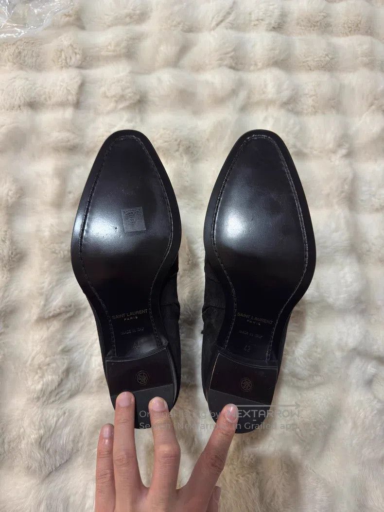 Saint Laurent Paris Saint Laurent Paris Suede Men's Boots Size US 9 / EU 42 - 6 Thumbnail