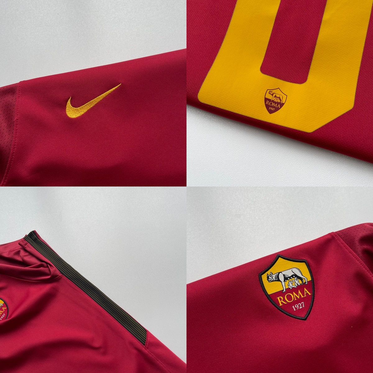 Nike Nike AS Roma 2017/2018 Home Jersey #6 STROOTMAN Serie A Rare Size US M / EU 48-50 / 2 - 6 Thumbnail
