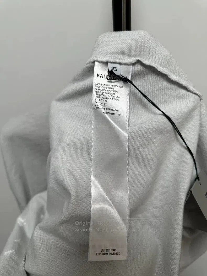 Balenciaga Balenciaga Distressed Graffiti Letter Tee. Size US XS / EU 42 / 0 - 5 Thumbnail