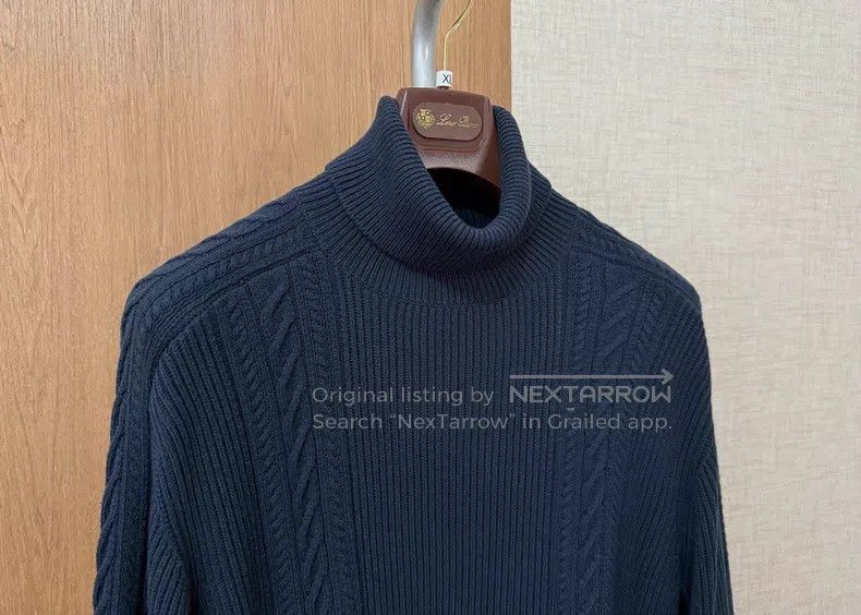 Loro Piana Loro Piana Autumn and winter men's pure guanaco wool high Size US M / EU 48-50 / 2 - 3 Thumbnail