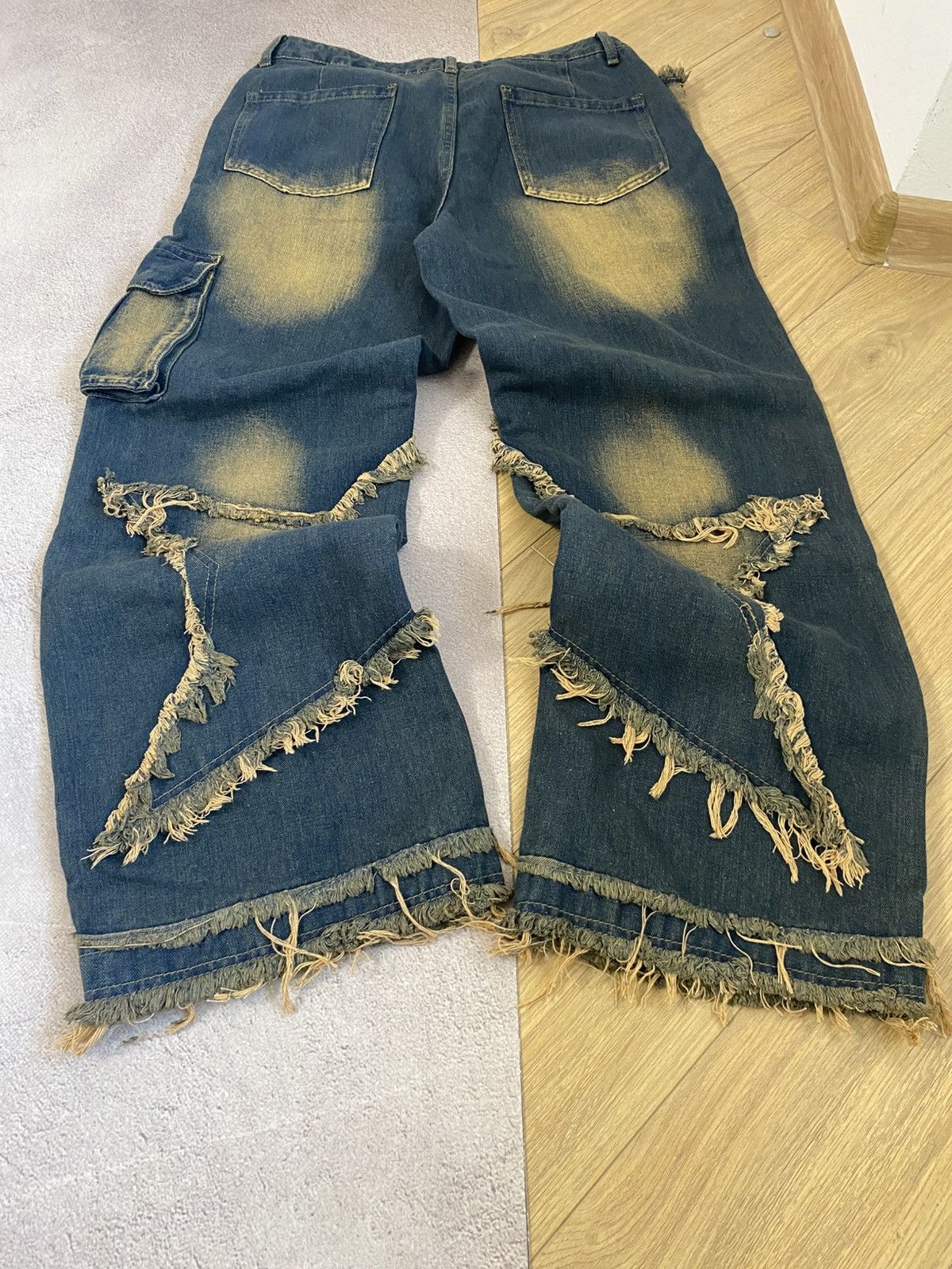 Japanese Brand × Vintage Japanese Baggy Tornado Mart style y2k Pants Jeans Size US 32 / EU 48 - 7 Thumbnail