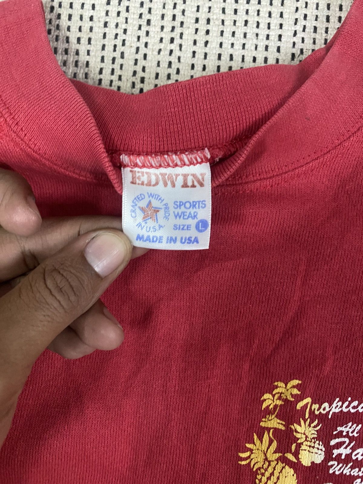 Edwin VINTAGE 80s EDWIN SPORTS WEAR MADE IN USA Size US L / EU 52-54 / 3 - 4 Thumbnail