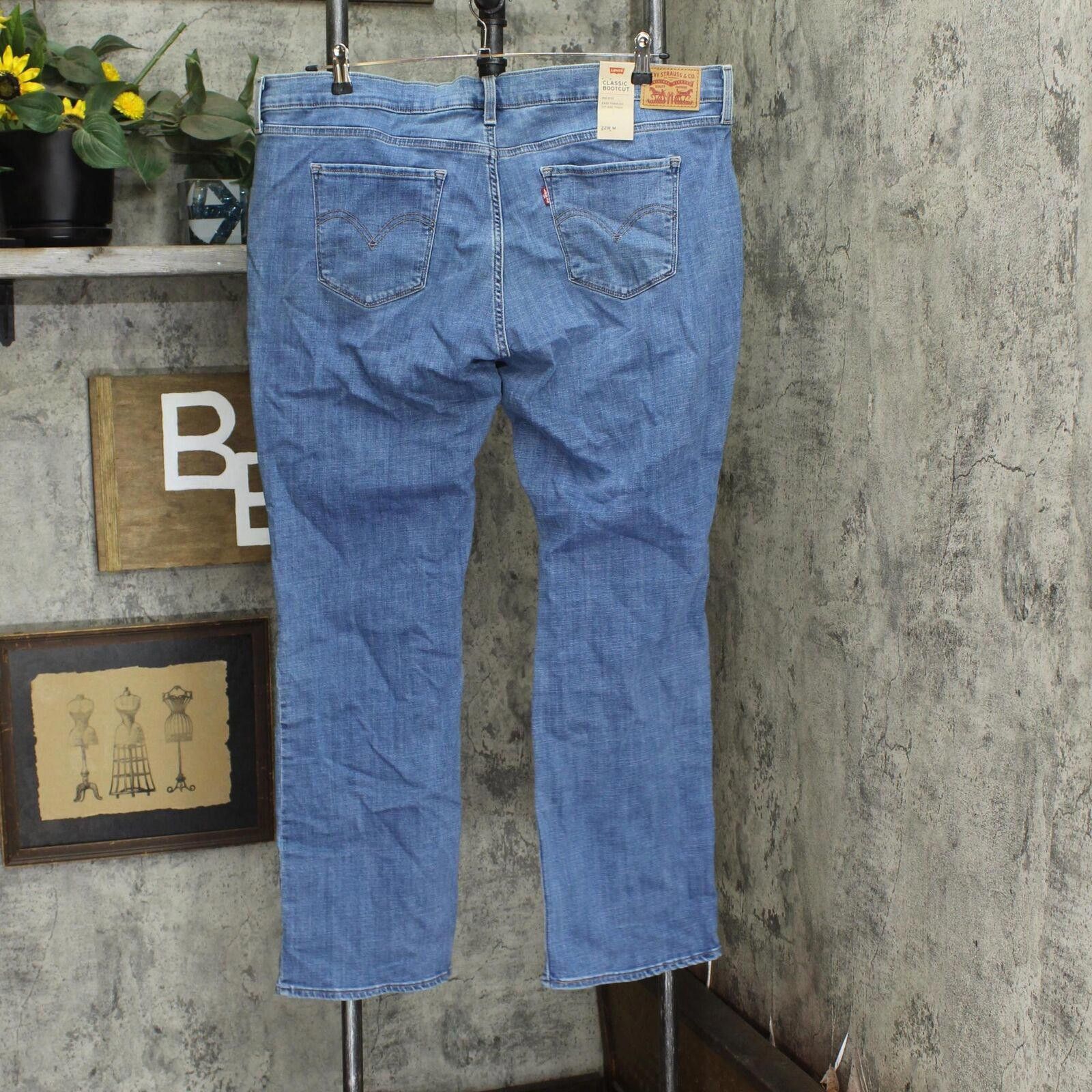 Designer NWT Levi's Bootcut Jeans 236490029 22W Lapis Sights Blue Size 42" / US 20 - 2 Thumbnail