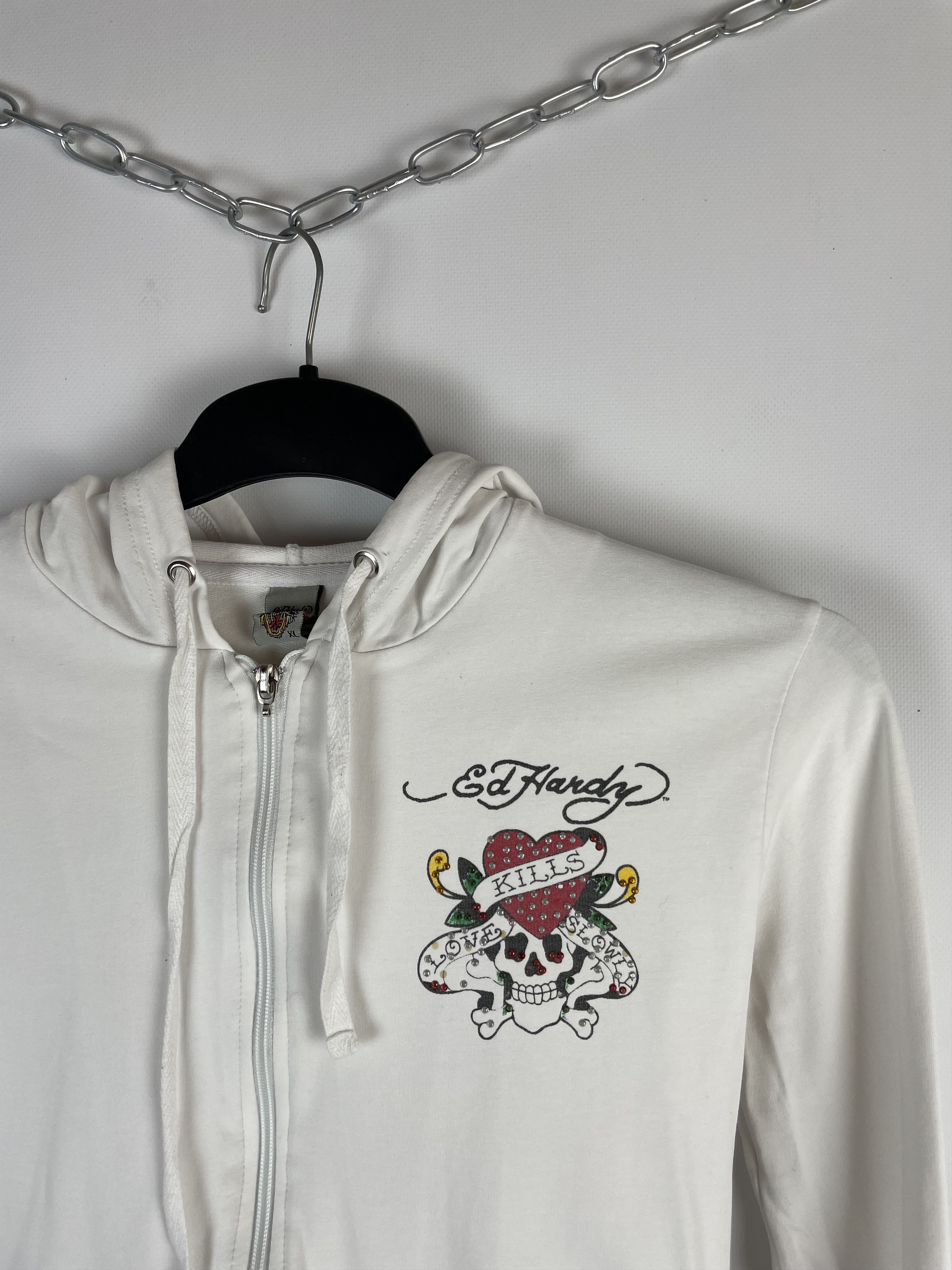 Christian Audigier Vintage y2k ed hardy zip up hoodie Size XL / US 12-14 / IT 48-50 - 4 Thumbnail