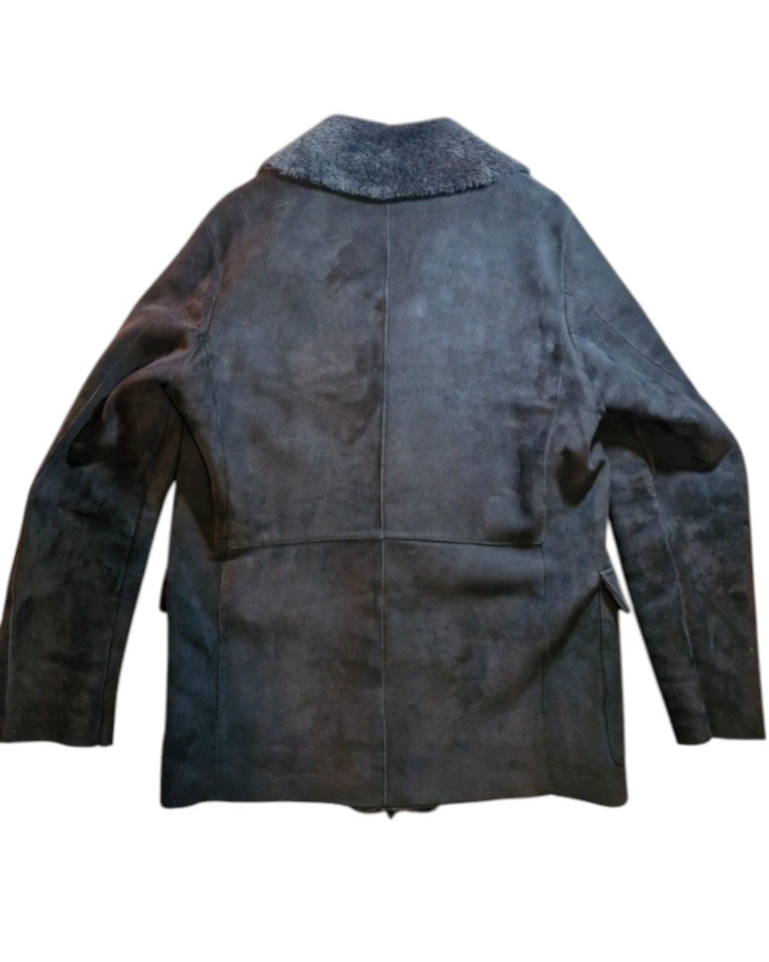 Gucci DOUBLE BREASTED SHEARLING SUEDE LEATHER COAT Size US L / EU 52-54 / 3 - 2 Thumbnail