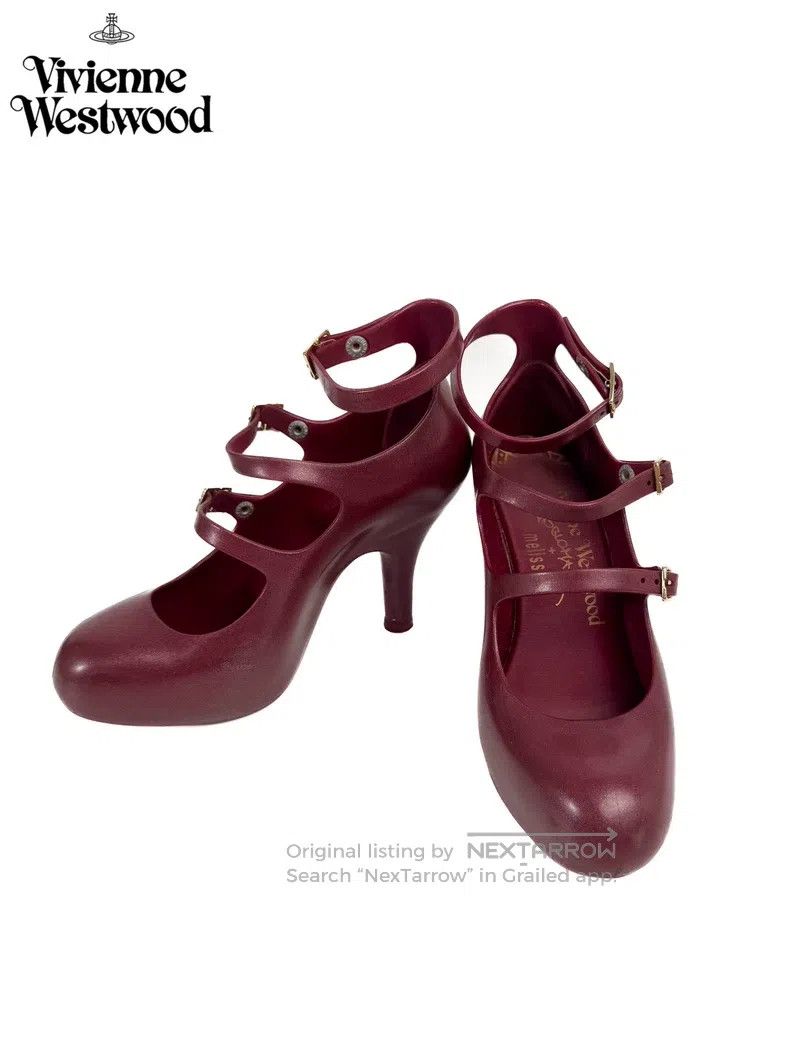 Vivienne Westwood Vivienne Westwood Westminster Dark Red Three-Tie High Heel Size US 6.5 / IT 36.5 - 1 Thumbnail