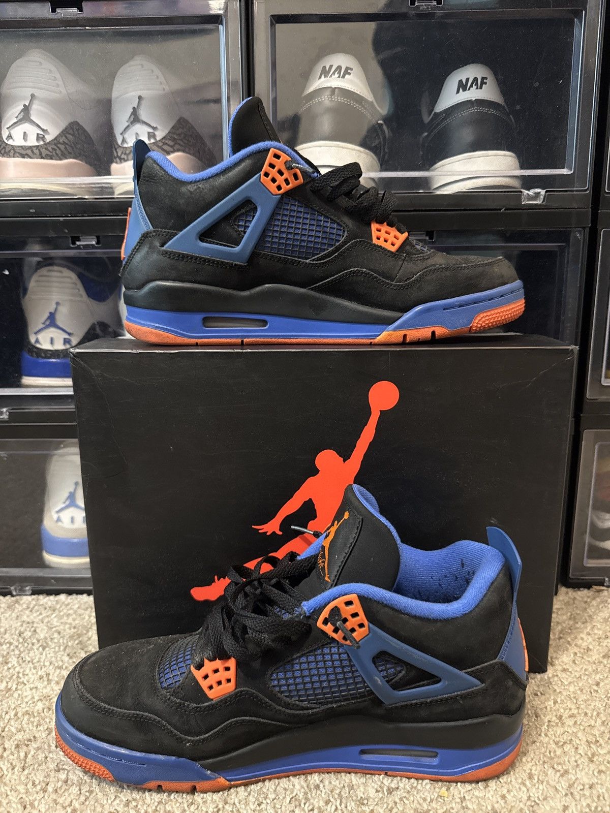 Jordan Brand Air Jordan 4 Retro Cavs 2012 Size US 9.5 / EU 42-43 - 5 Thumbnail