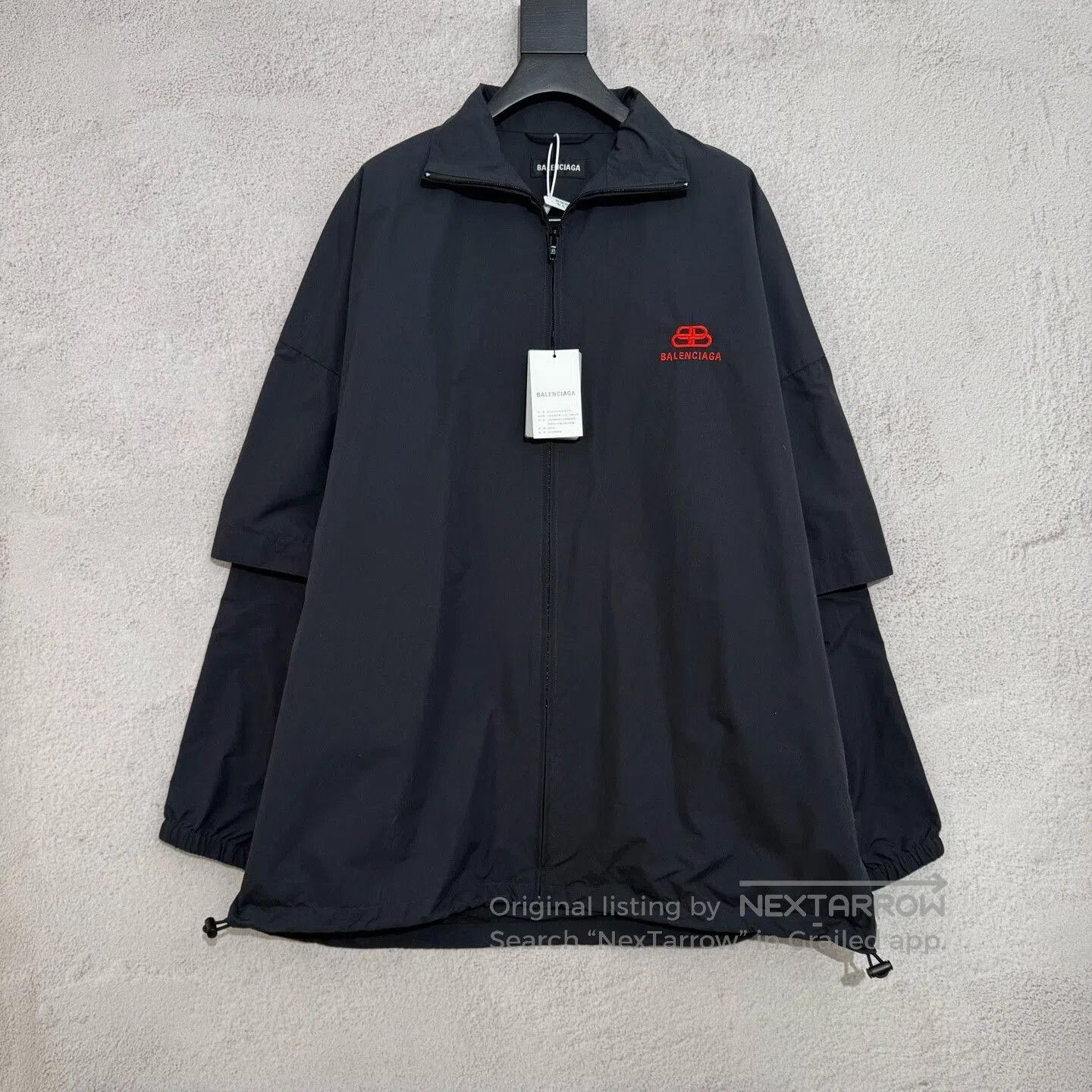 Balenciaga black long sleeve zip. Size US L / EU 52-54 / 3 - 1 Thumbnail