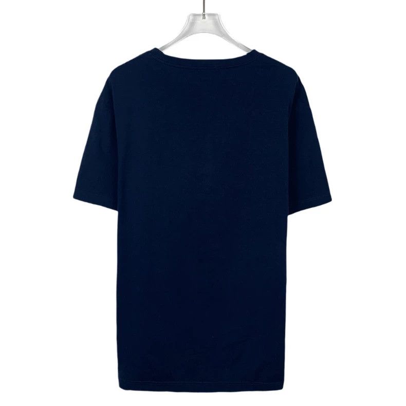 Prada Prada Logo embroidered round-neck blue cotton short-sleeved Size US XL / EU 56 / 4 - 2 Thumbnail