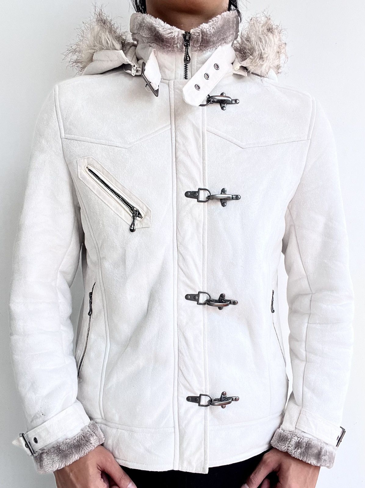 Japanese Brand Japanese Brand Avant-Garde Fur Suede Leather Jacket Size US M / EU 48-50 / 2 - 3 Thumbnail