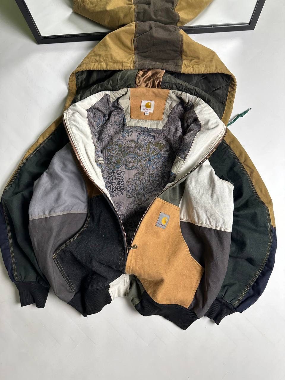 Carhartt Vintage 90s Carhartt Patchwork Reworked USA Streetwear Size US XL / EU 56 / 4 - 5 Thumbnail