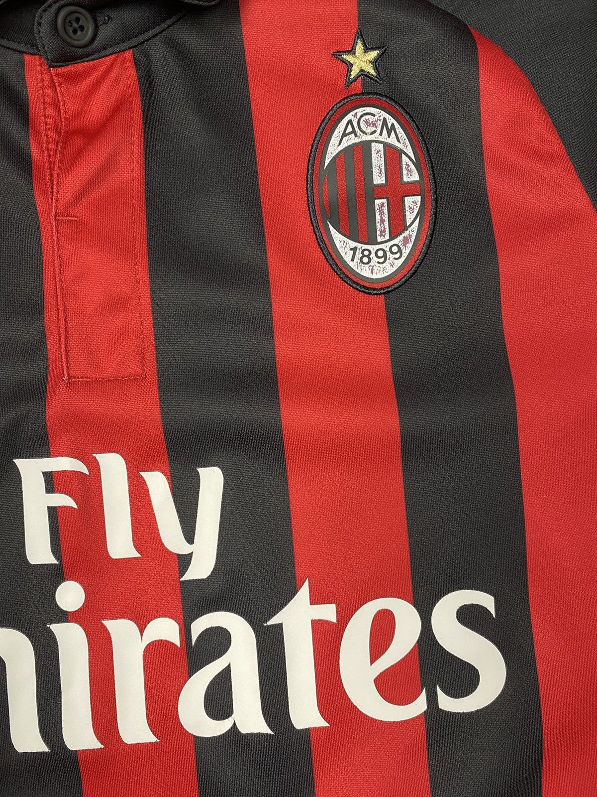 Puma × Vintage Puma AC Milan 2018 2019 Home Soccer Jersey Tee Size US M / EU 48-50 / 2 - 9 Thumbnail
