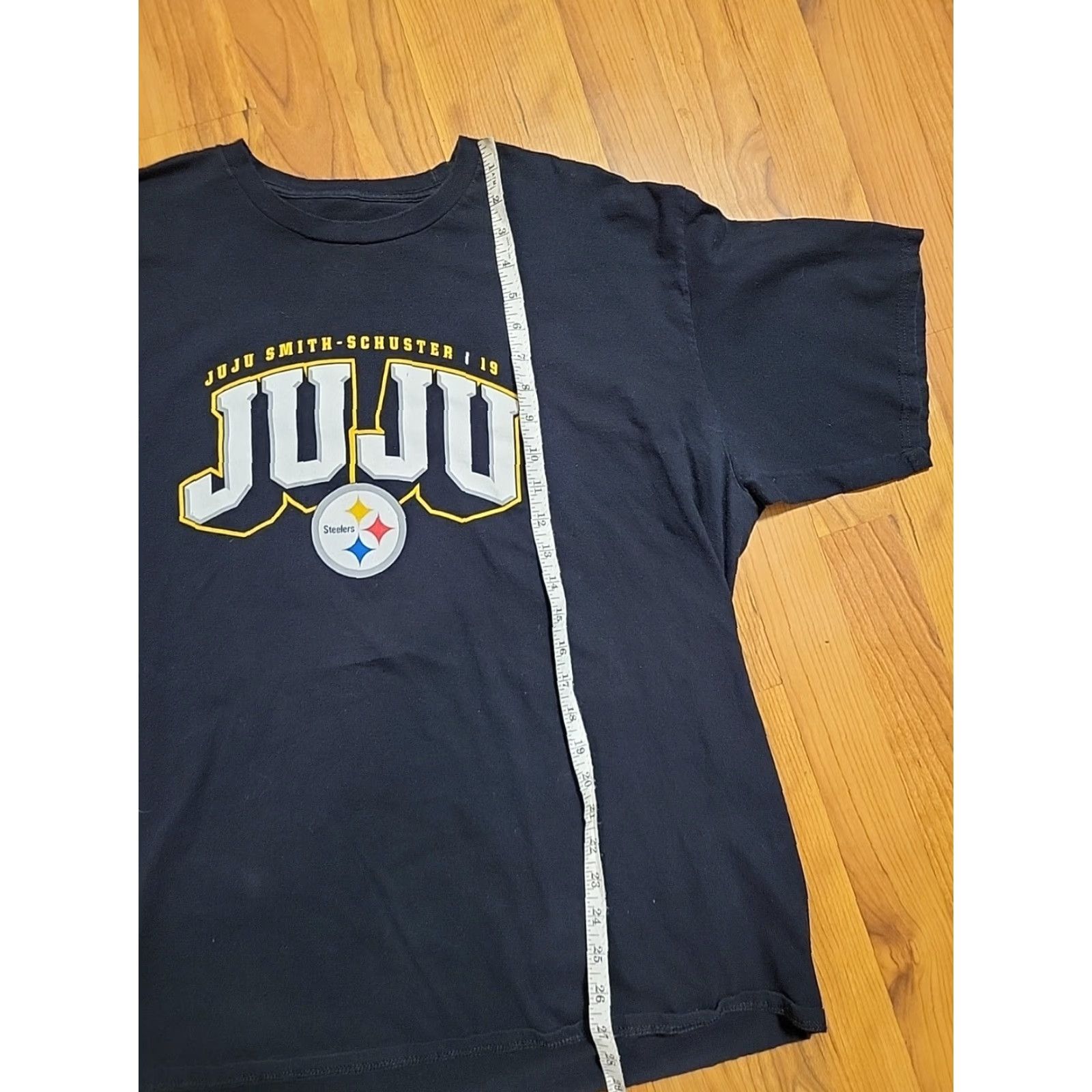 Vintage VINTAGE Ju Ju Schuster Steelers XXl Blk Short Sleeve Tshirt Fanatics Size US XXL / EU 58 / 5 - 4 Thumbnail
