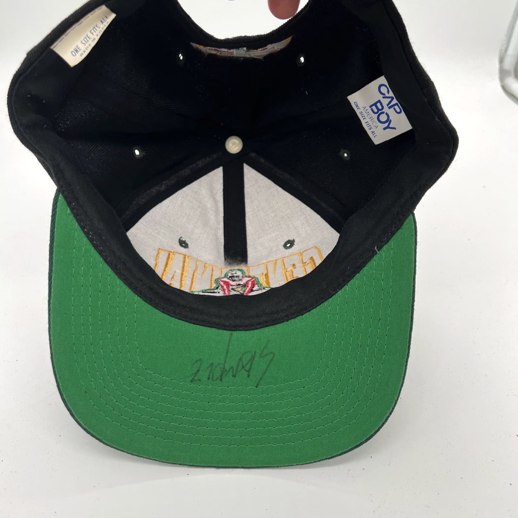 Vintage VINTAGE HaT Black College Football Hat 1992 Centennial NOS 90s Snapback Cap Adjustible/ Adjustable Size ONE SIZE - 6 Thumbnail