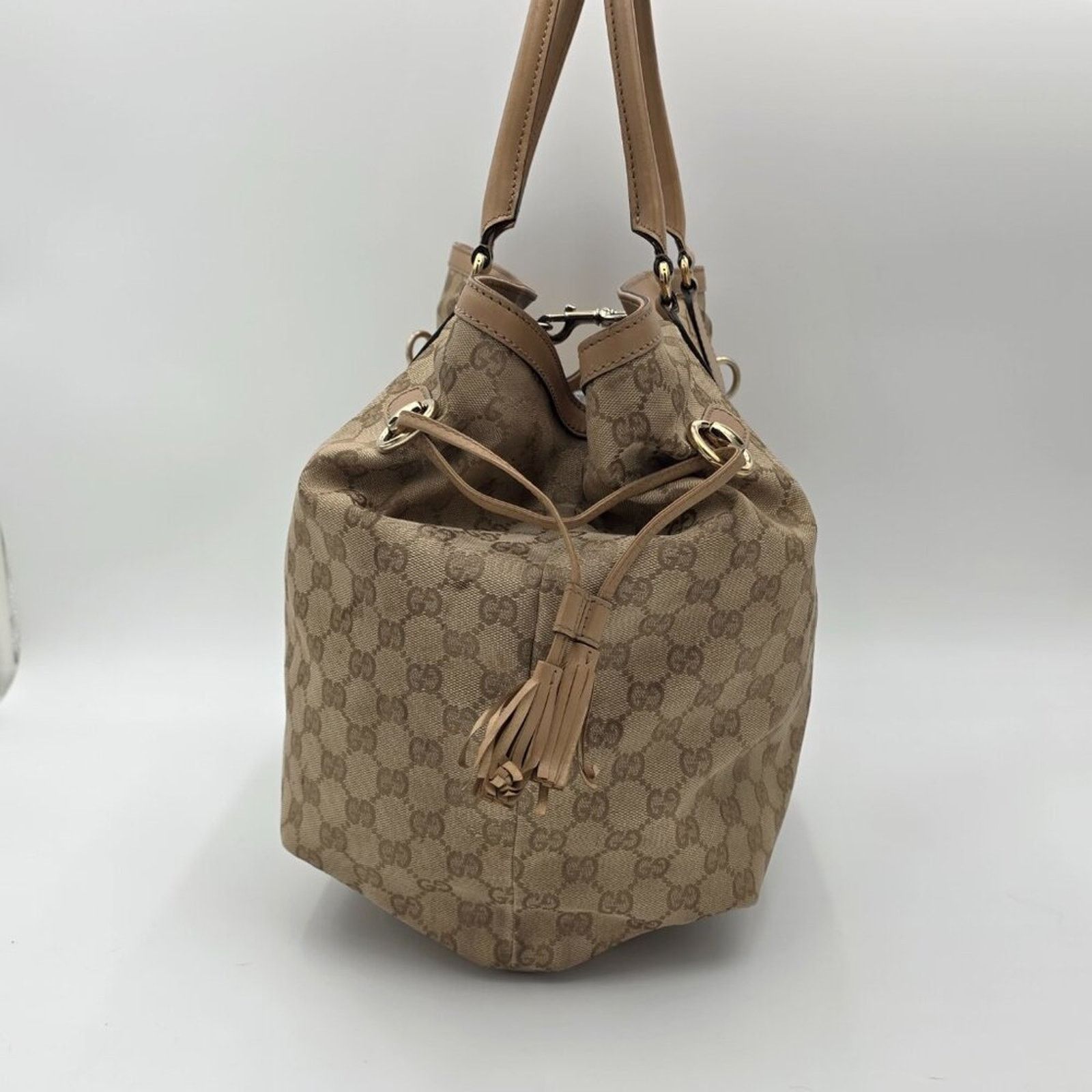 Gucci Gucci GG Sherry Line Tote Canvas Large Size ONE SIZE - 8 Thumbnail