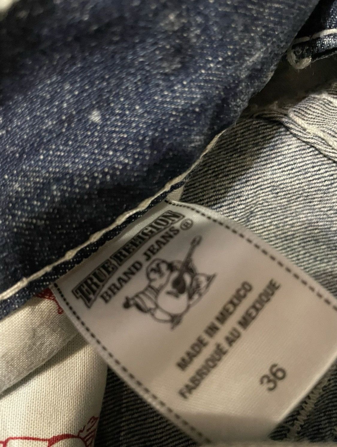 True Religion × Vintage True Religion Distressed Vintage Pants Size US 36 / EU 52 - 6 Thumbnail