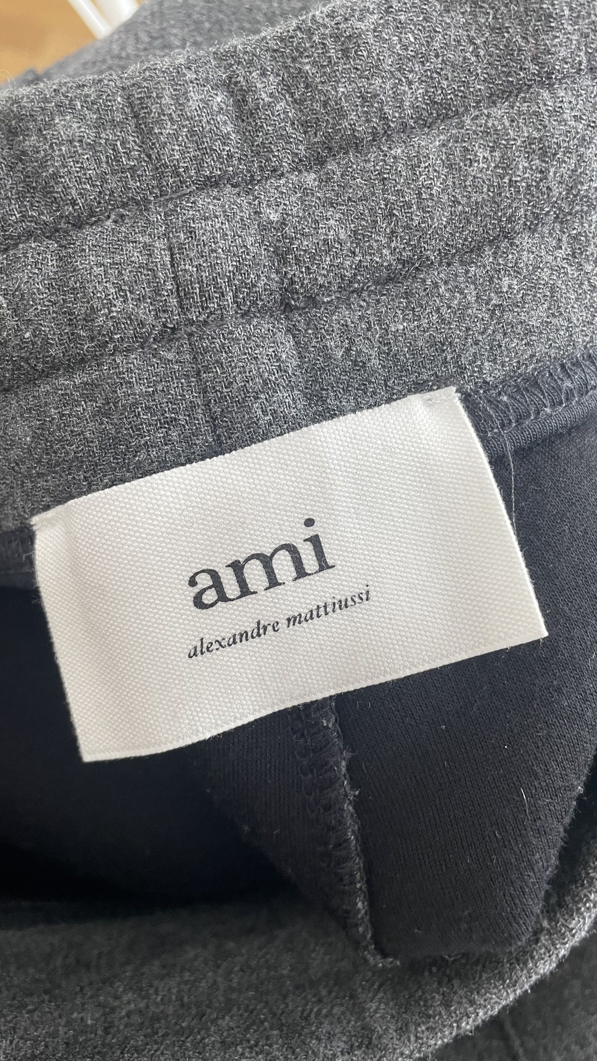 AMI AMI Paris wide leg sweatpants pants joggers grey M US 32 Size US 32 / EU 48 - 7 Thumbnail