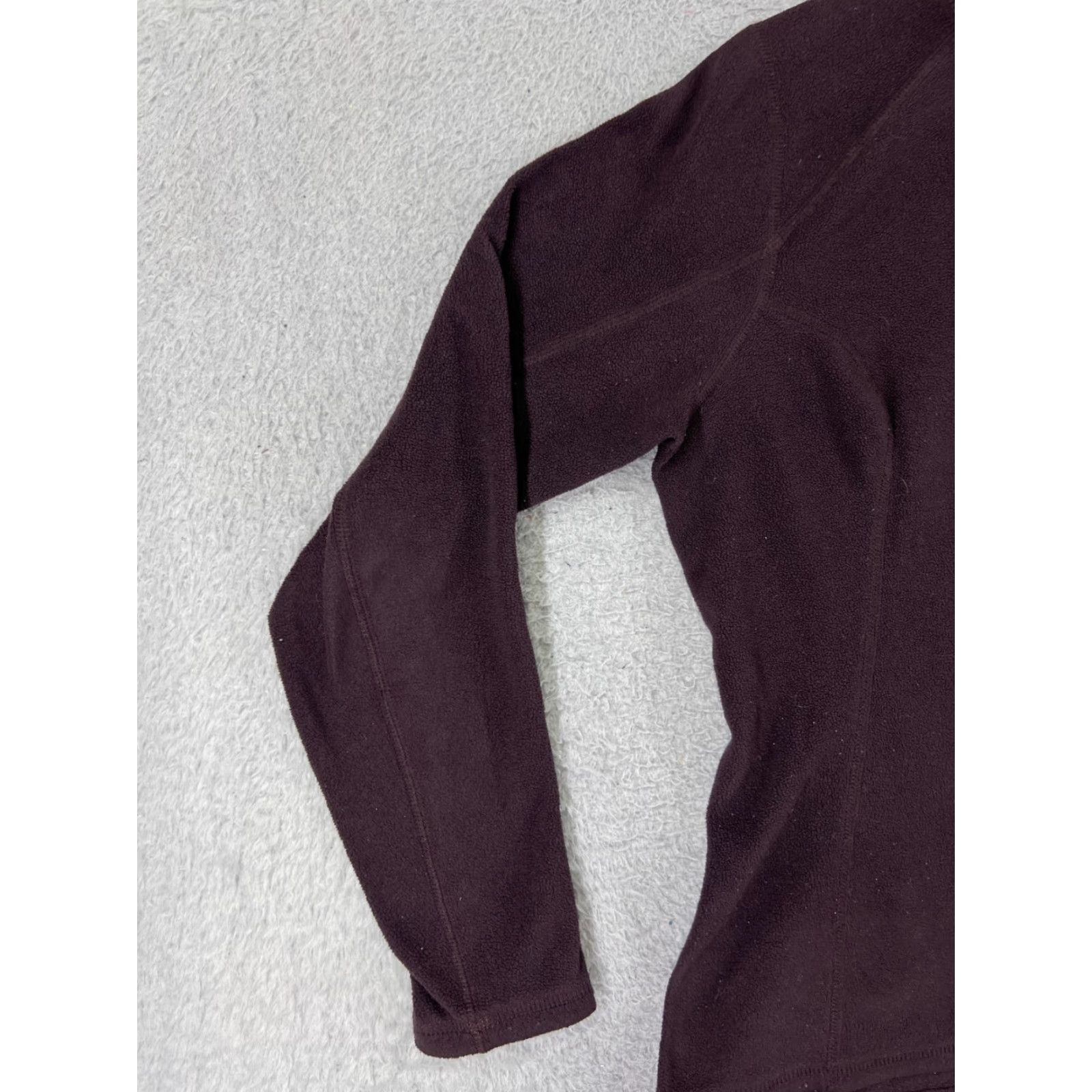 The North Face The North Face Sweater Women Medium Red 100% Polyester Fleece Mock Neck 1/4 Zip Size M / US 6-8 / IT 42-44 - 6 Thumbnail