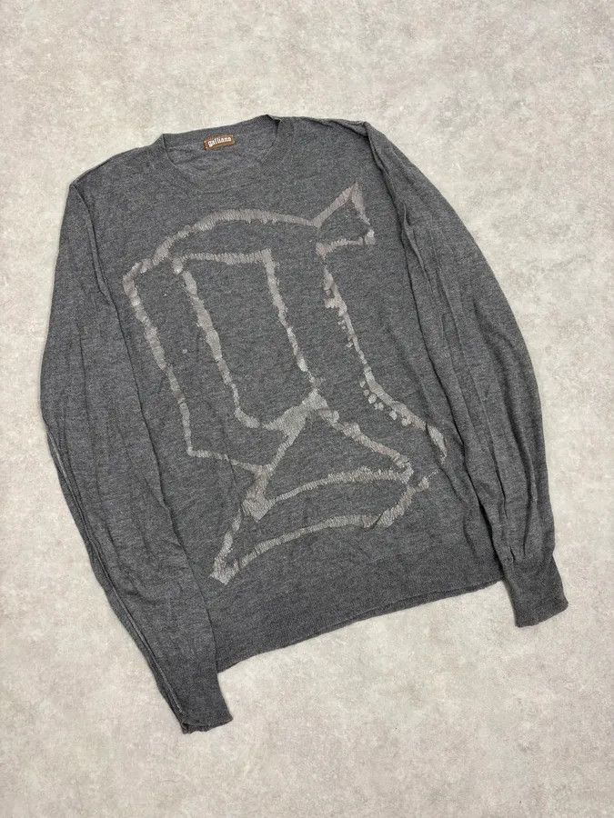 John Galliano John Galliano G Propaganda Grey Sweater Size US M / EU 48-50 / 2 - 4 Thumbnail