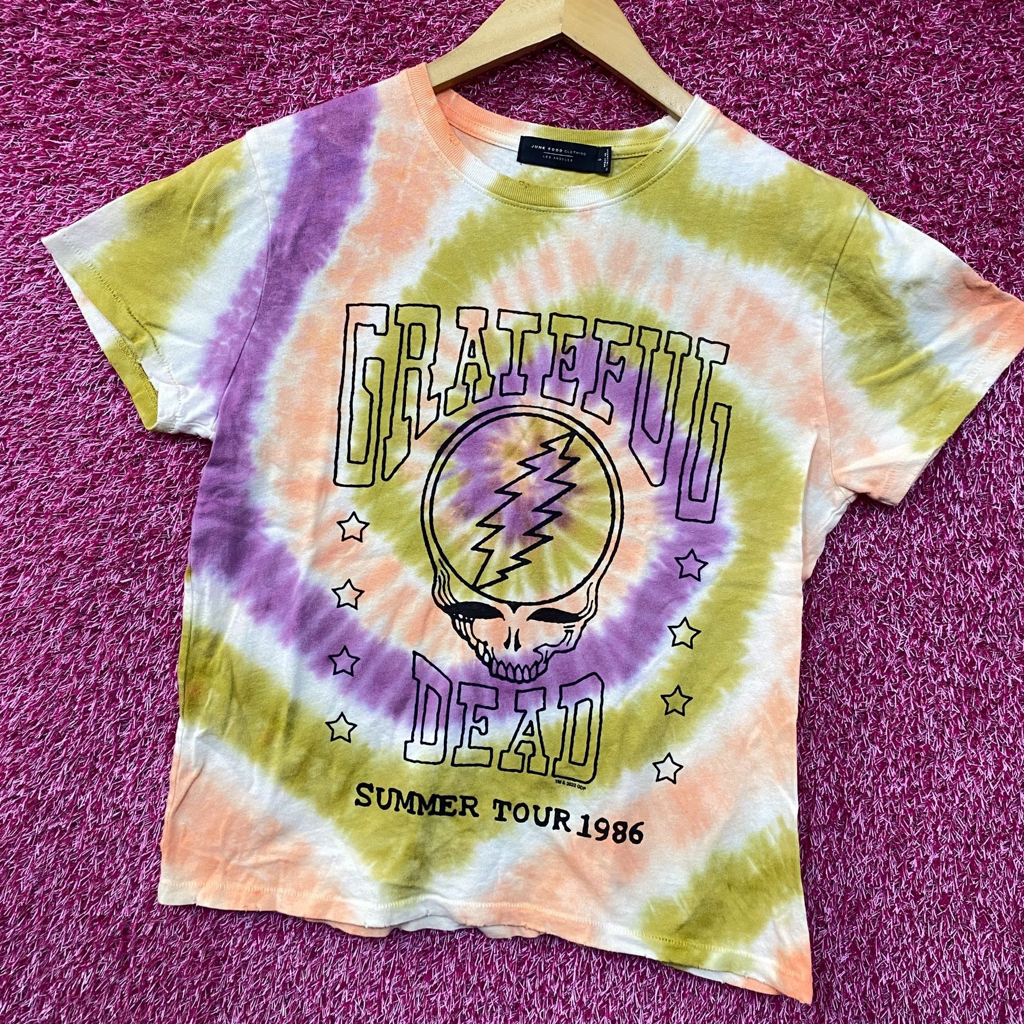 Grateful Dead Junk Food Grateful Dead Summer Tour Tie Dye Vintage Style T- Size US S / EU 44-46 / 1 - 3 Thumbnail